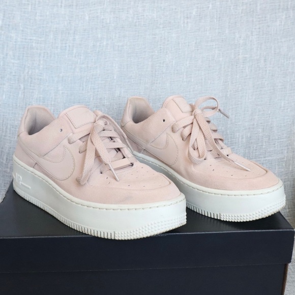 Nike Shoes - Nike AF1 Platform Sage Lows-Particle Beige